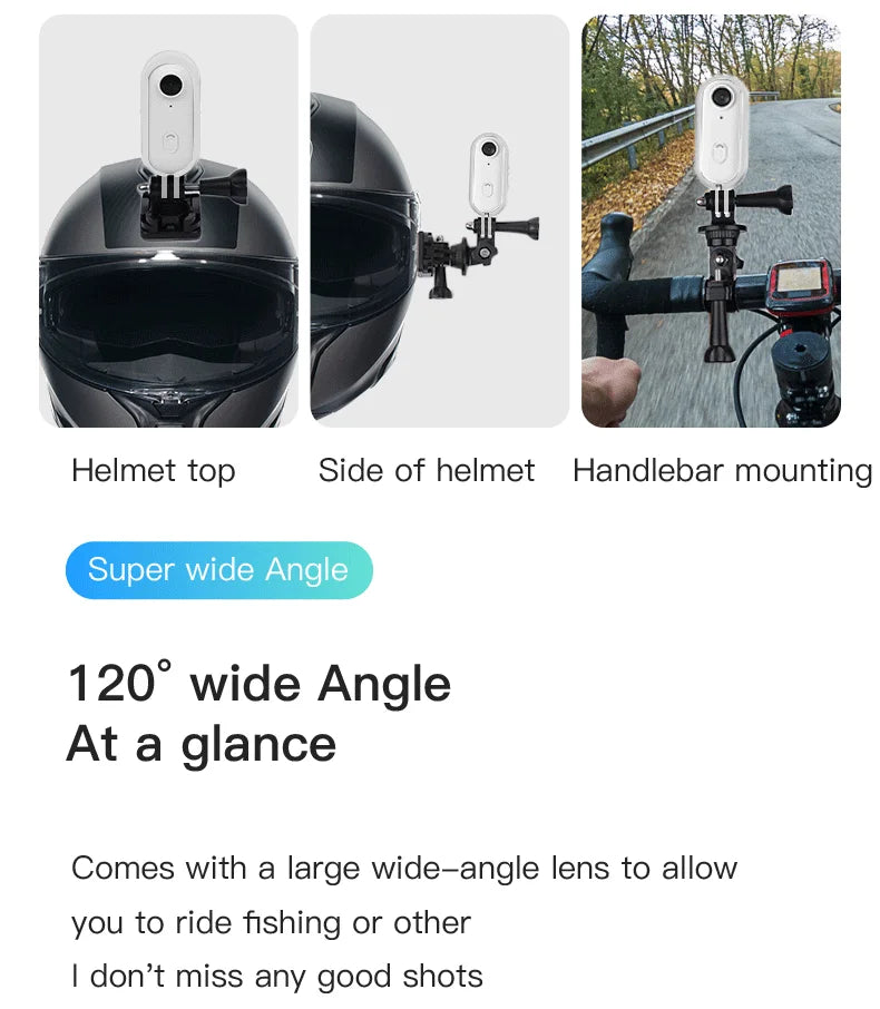 Pocket POV 4K Camera 1080P Mini WiFi Wireless Bodycam Magnetic Mount Vlog Video Recorder Action Motorcycle Helmet Sports Cam