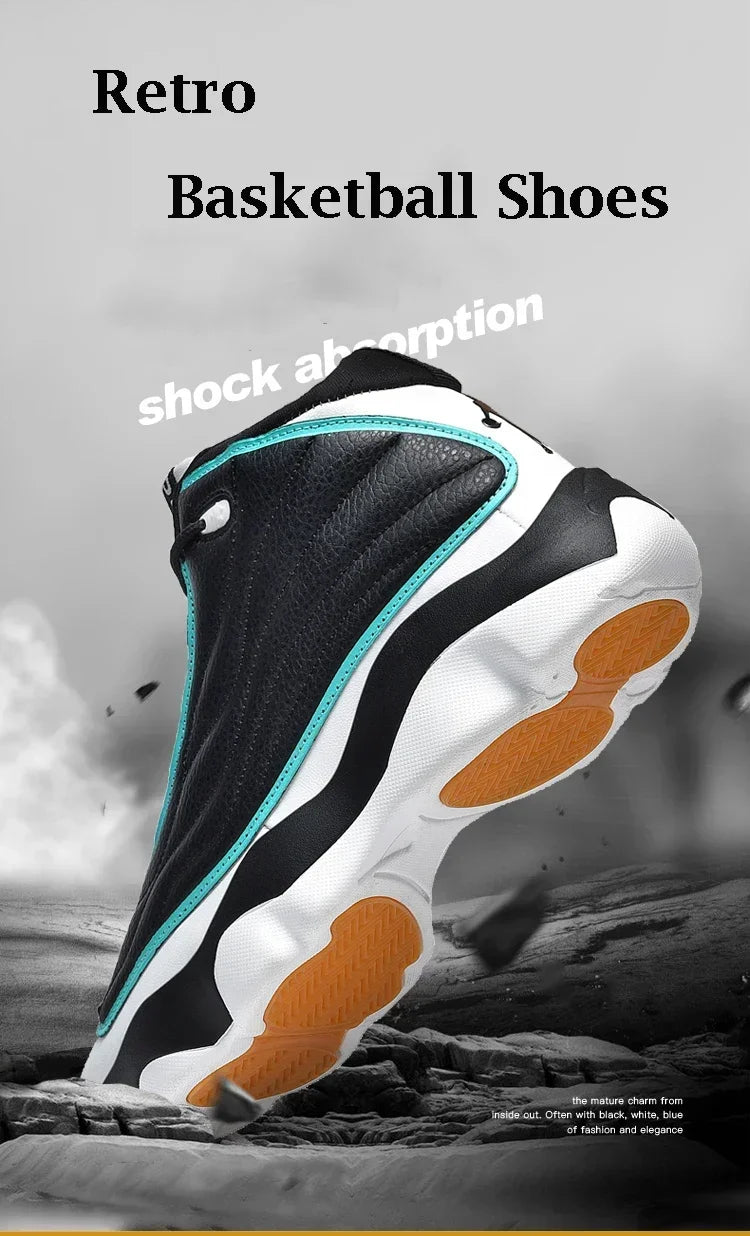 Men's  High Quality Basketball Shoes  Top Cushioning Non-Slip Wearable Sports   Athletic  Sneakers for Women