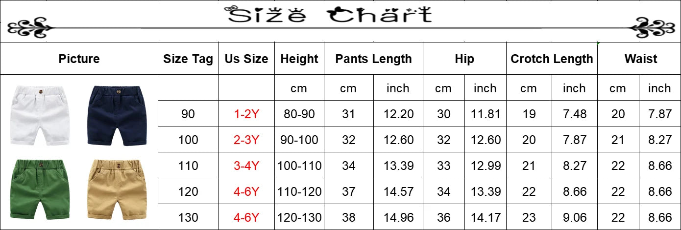Children Fashion Shorts Spring Kids Handsome Cotton Shorts Boys Comfortable Casual Solid Color Middle Pants