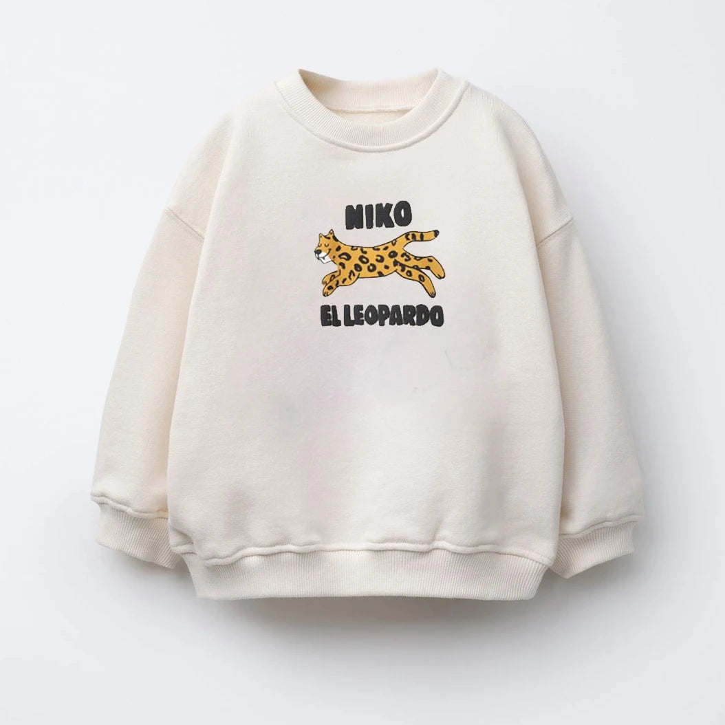 Kids Fashion Casual Costume Round Neck Tops Outer Wear Boys Baby Lovely Simple Versatile Hoodies 2025 New Spring Autumn Clothes