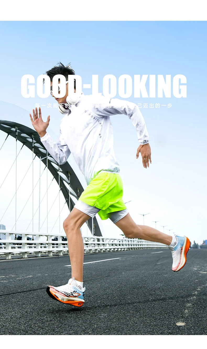 NEW Running Shoes Men Sports Marathon Carbon Plate Breathable Lightweight Women Comfortable Athletic Leisure Sneakers Footwear