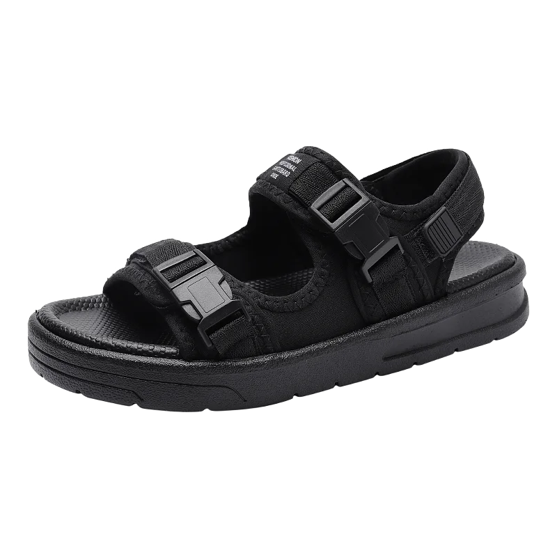 2024 Summer Men's Sandals Comfortable and Lightweight Hook Loop Men Roman Shoes Outdoor Non-Slip Beach Sandals Flip Flop Sandals