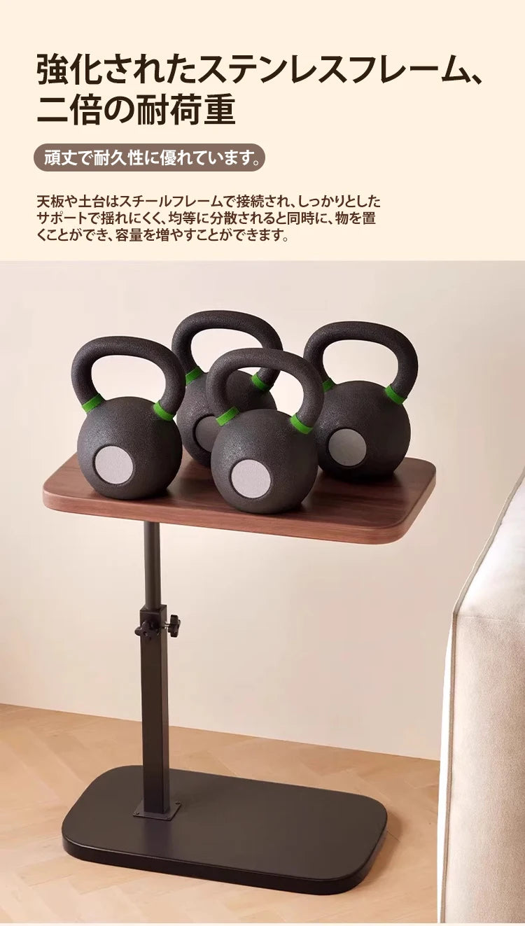 Home side table bedside rack liftable coffee table sofa side table small table living room bedroom tea table