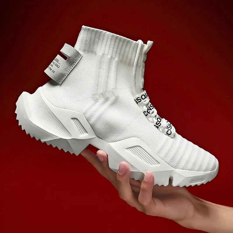 Fashion High Quality Men Sneakers Mesh Casual Shoe Men's Lace-up Shoes Lightweight Comfortable Walking Sneaker Men's Sneakers