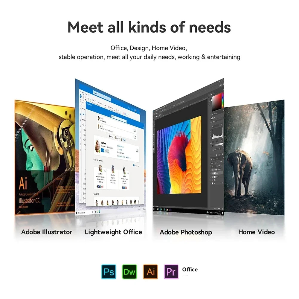 2025  NEW Portable Mini PC Windows 11 Core i9 8950HK Family Computer Dual WIFI 6 BT5.2 4K HD Mini Gaming Pc Desktop