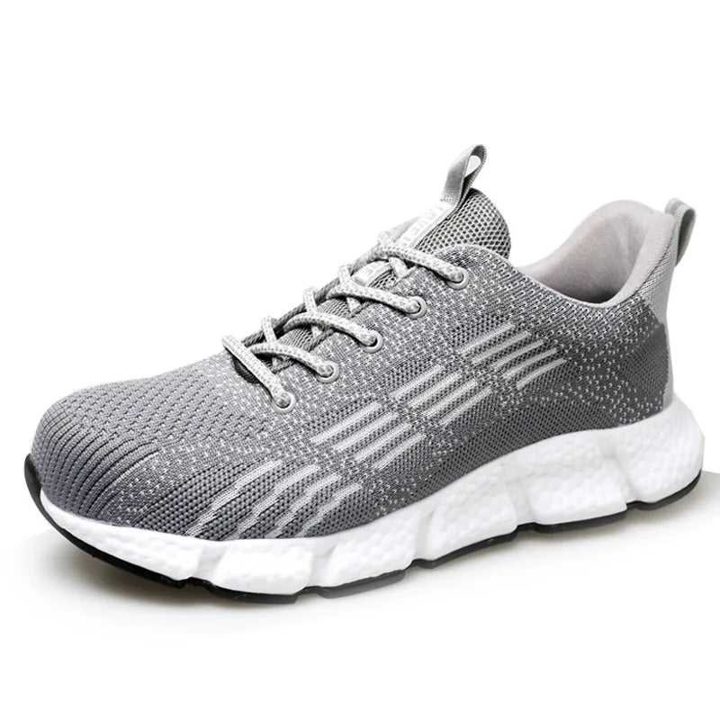 New Work Sneakers Men Indestructible Shoes Work Safety Shoes With Steel Toe Cap Puncture-Proof Male Security Protective Shoes 46