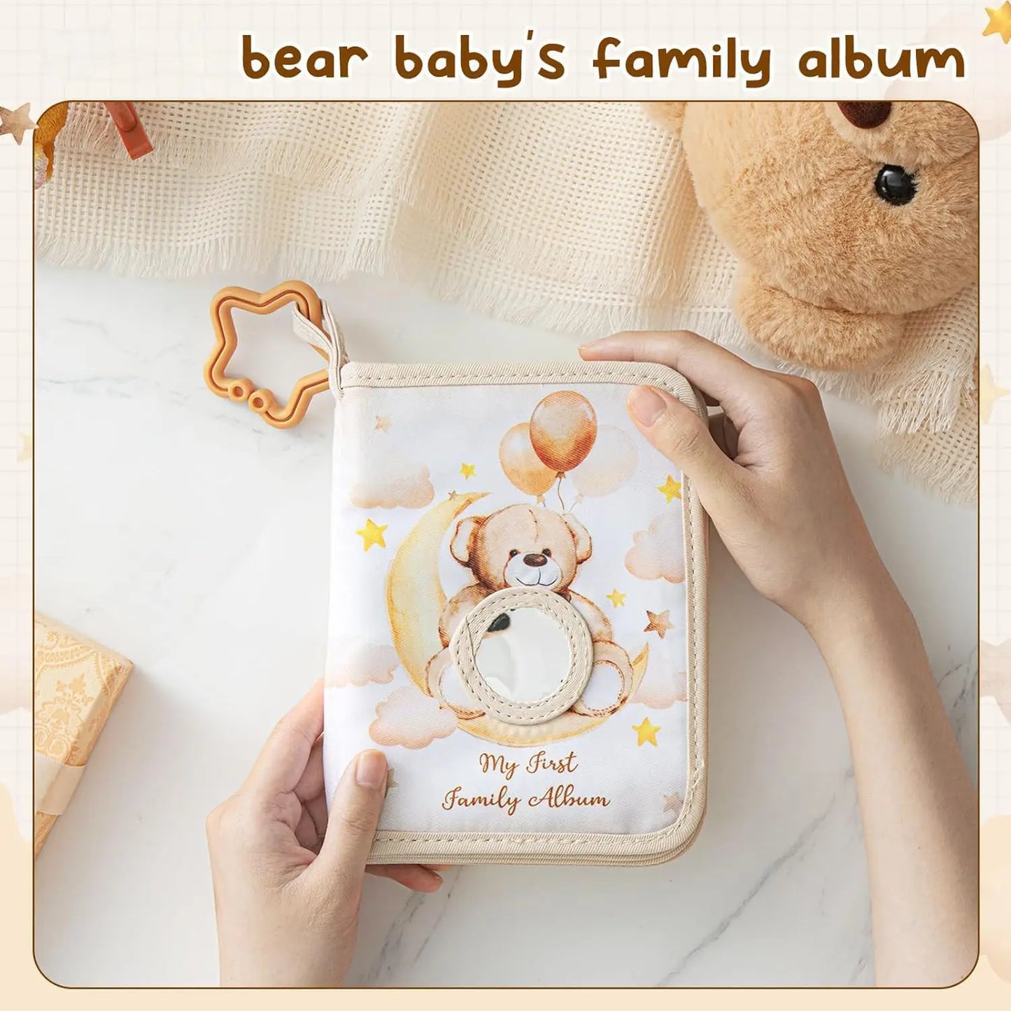 Baby Photo Album My First Photo Book Growth Babies Albums DIY Photography Album Gift for Newborn Toddler Kids Baby Shower