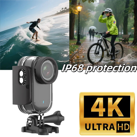 4K Thumb Camera IP68 Waterproof And Dustproof for Outdoor Cycling Outdoor Riding Camera