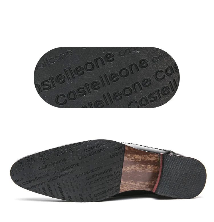 Retro Brown Leather Shoes Men Loafers Comfortable Flat Men's Dress Shoes High Quality Lightweight Business Formal Shoes For Men