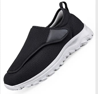 XIHAHA Couple Sneaker Extra Wide Men Women Diabetic Shoes Adjustable Walking Shoe for Elderly Orthopedics Wide Feet Swollen