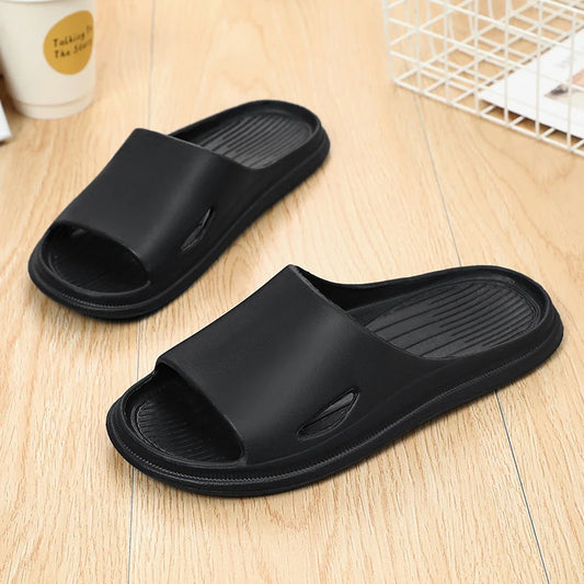 Women Men Sliders Cloud Slippers Non-Slip EVA Slippers Flip Flops with 1.6 inch Soft Thick Sole for Shower Bathroom Pool Beach