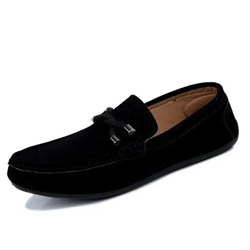 2025 Men Casual Shoes Fashion Men Shoes Breathable Men Loafers Moccasins Slip on Men's Flats Male Driving Shoes