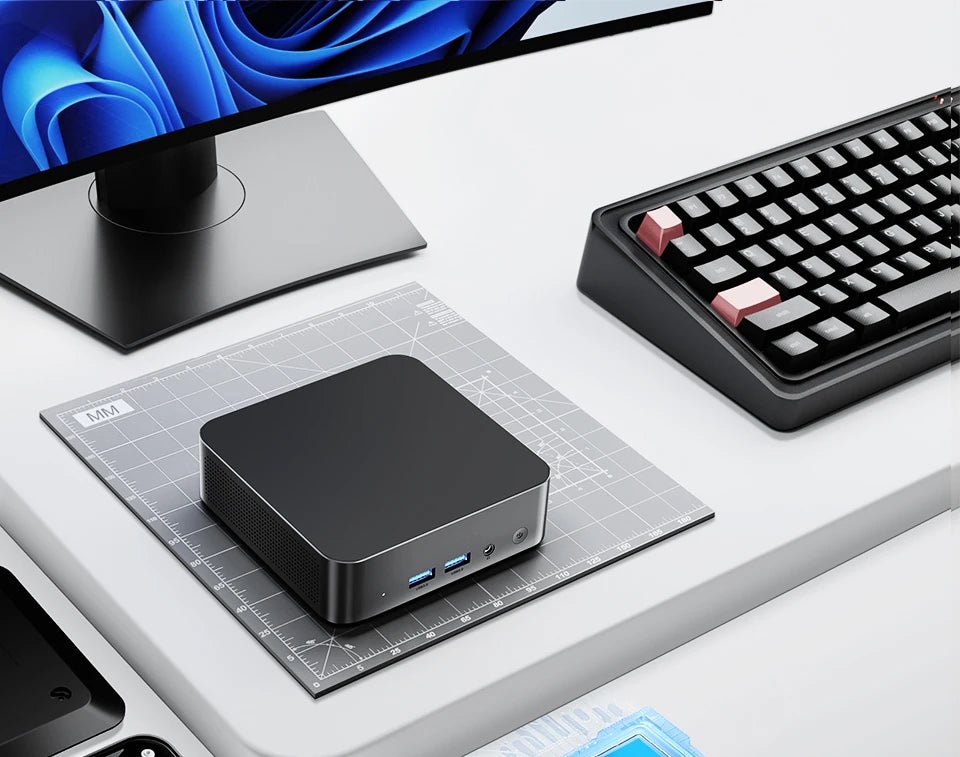 2025 Intel Core i9 8950HK N5095A Mini PC Computer Windows 11 16GB 1TB 2TB 4K Gaming Computer WiFi6 USB Portable Mini Desktop PC