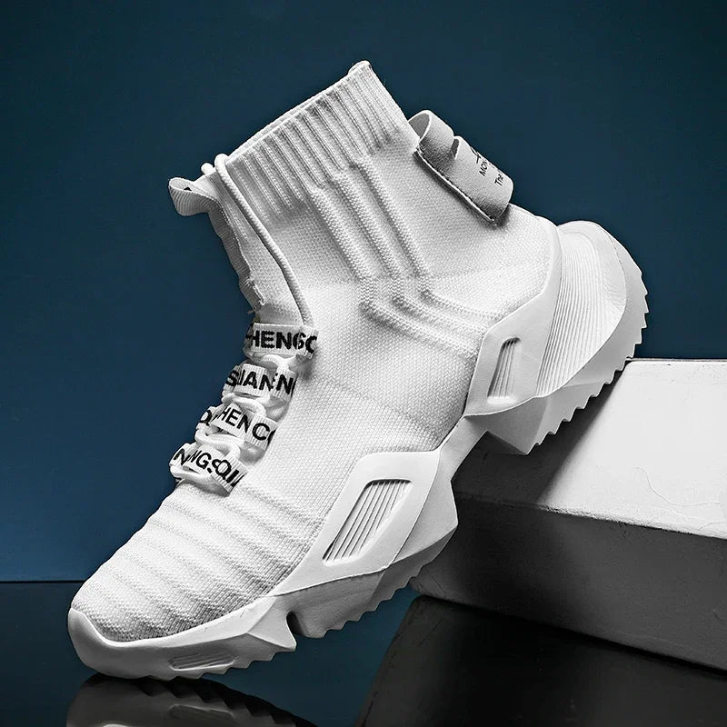 Fashion High Quality Men Sneakers Mesh Casual Shoe Men's Lace-up Shoes Lightweight Comfortable Walking Sneaker Men's Sneakers