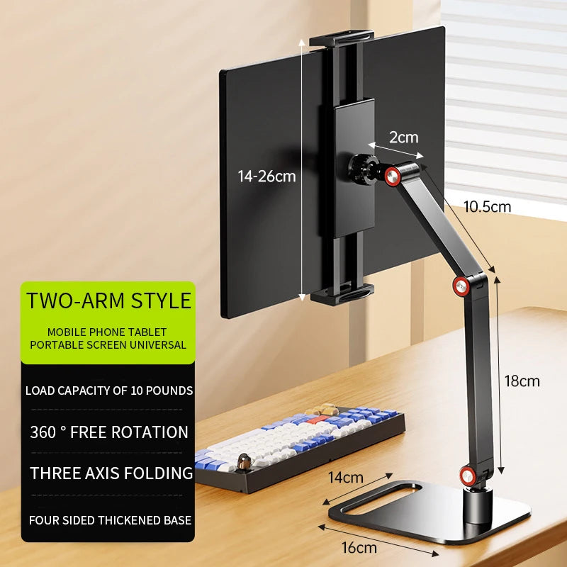 Monitor Holder Metal Portable Stand for 12 13 14 15 16 17 Inch Universal Expandable Display Base Vesa Mount 30cm Fixture
