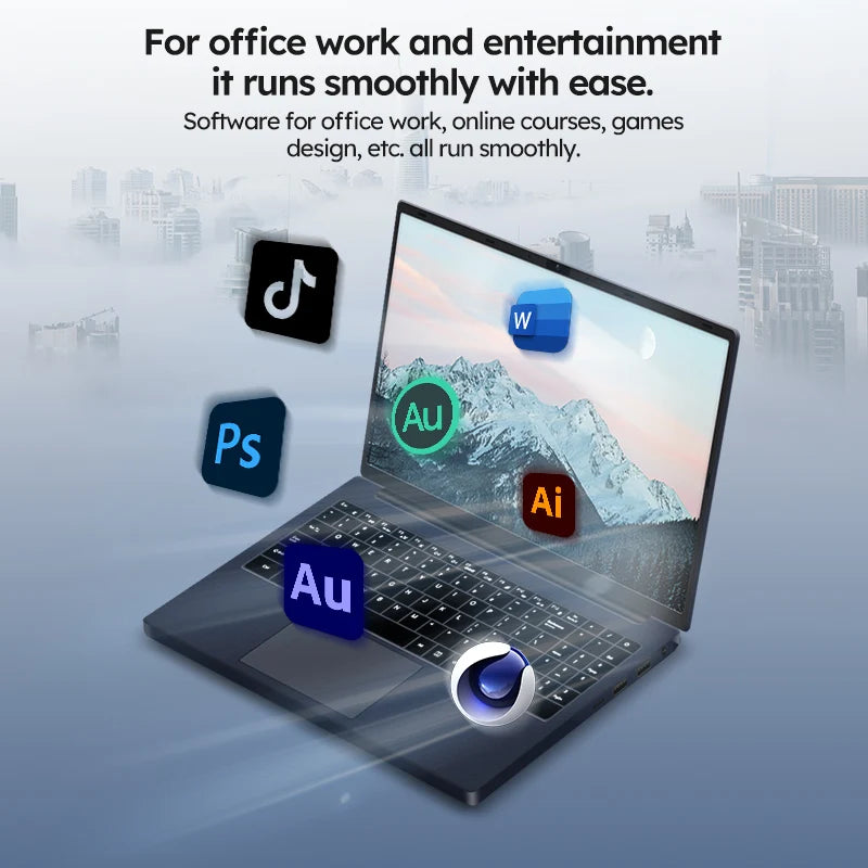 ORANGO 15.6" Gaming Laptop Windows 11 Pro AMD A4-7210U MX350 Discrete Graphics 16GB 512GB IPS Screen Notebook Computer  PC Gamer