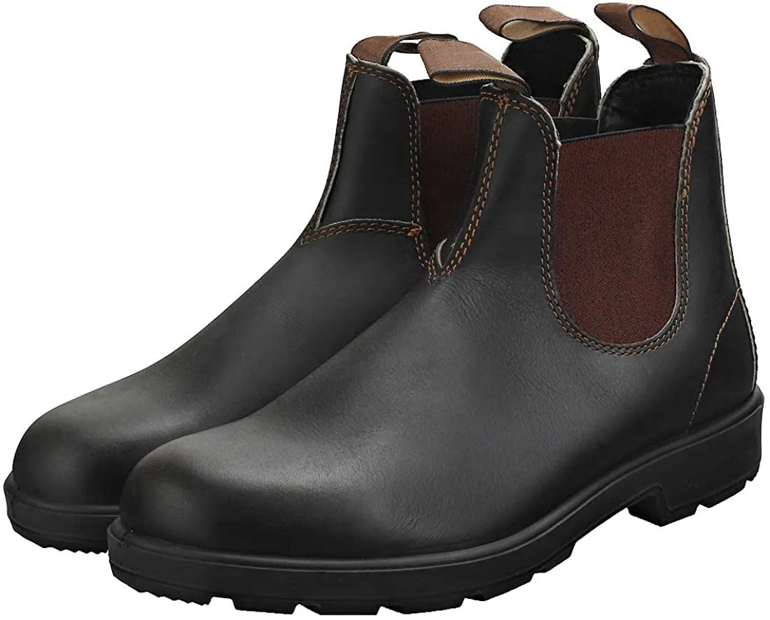 Retro Leather Ankle Boots Men Chelsea Boot Casual Platform Shoes Man  Spring Winter Slip on Couples Booties Handmade Botines 024