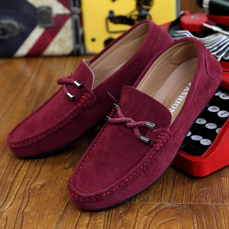 2025 Men Casual Shoes Fashion Men Shoes Breathable Men Loafers Moccasins Slip on Men's Flats Male Driving Shoes