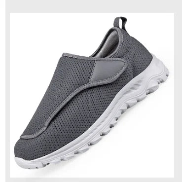 XIHAHA Couple Sneaker Extra Wide Men Women Diabetic Shoes Adjustable Walking Shoe for Elderly Orthopedics Wide Feet Swollen