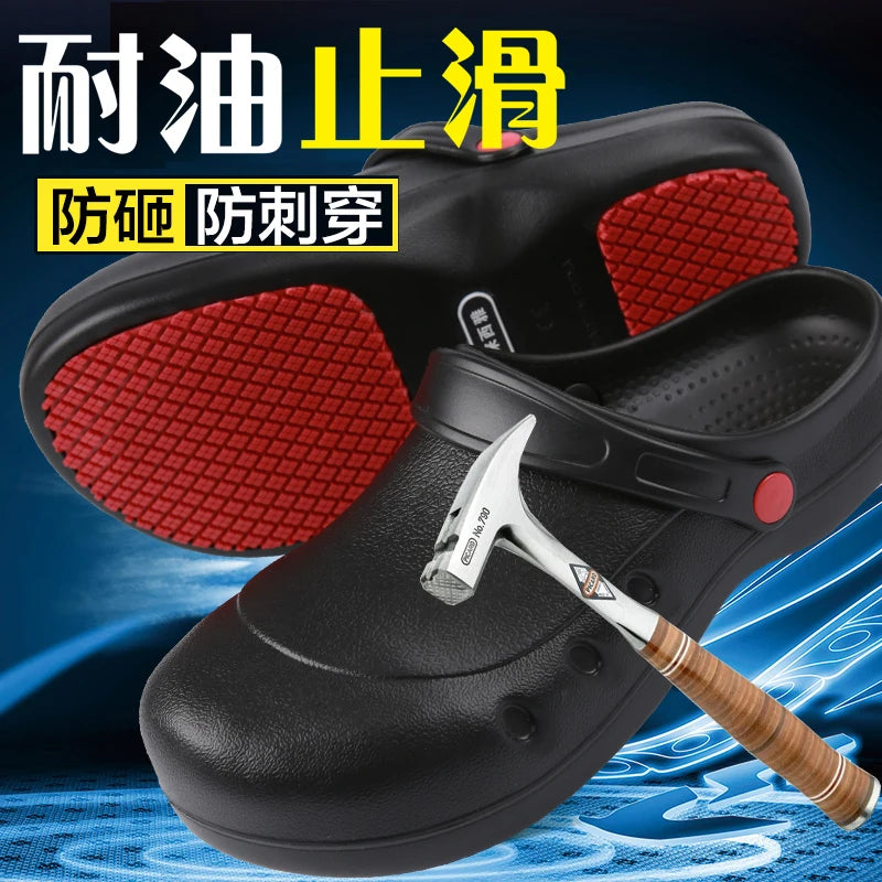 Jumpmore Chef Kitchen Shoes Hospital Doctor Nurse Special Shoes Factory Steel Toe Work Shoes Size 36-47