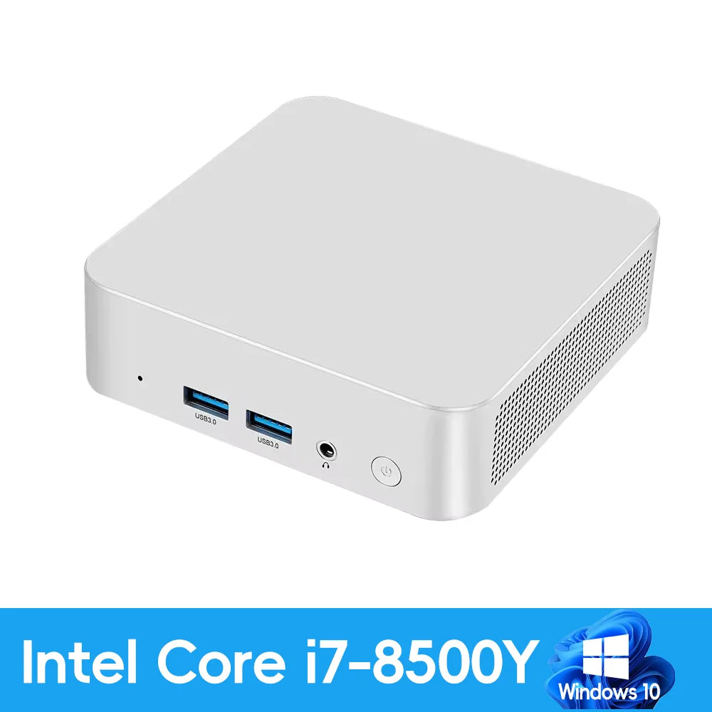 2025 Brand-new MINI PC Windows 10 Intel Core i7 8500Y Mini PC 12GB RAM 1TB SSD Mini Computer WIFI 6 BT4.2 4K HD Mini Gaming Pc