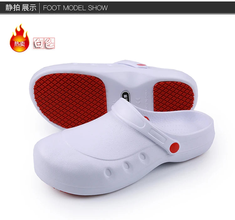 Jumpmore Chef Kitchen Shoes Hospital Doctor Nurse Special Shoes Factory Steel Toe Work Shoes Size 36-47