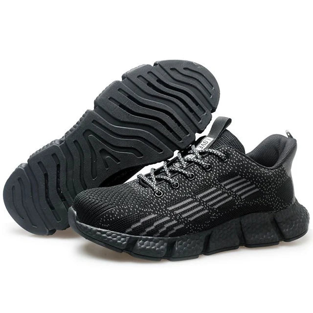 New Work Sneakers Men Indestructible Shoes Work Safety Shoes With Steel Toe Cap Puncture-Proof Male Security Protective Shoes 46
