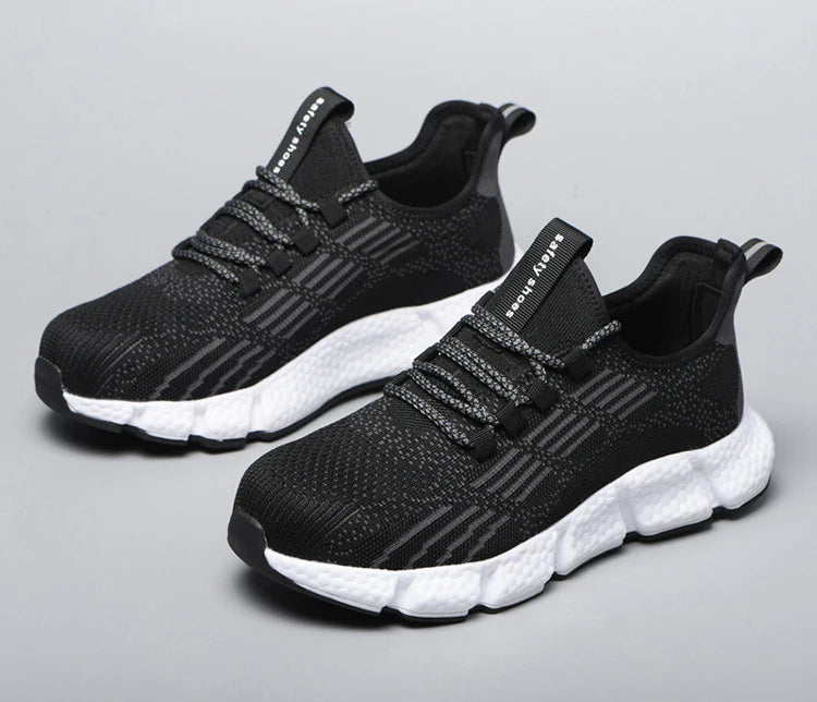 New Work Sneakers Men Indestructible Shoes Work Safety Shoes With Steel Toe Cap Puncture-Proof Male Security Protective Shoes 46