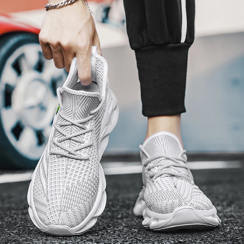 Summer Sneakers for Men Breathable Comfortablen Mesh Casual Running Shoes Outdoor Lightweight  Luxury Casual Tennis Sneaker