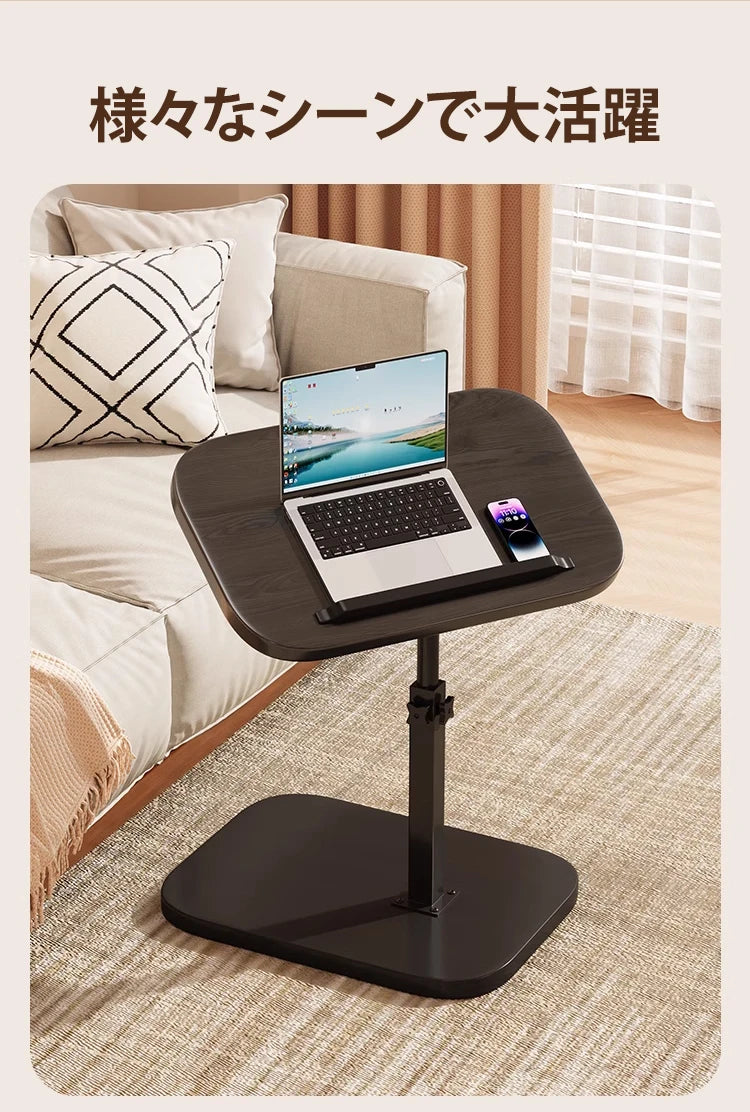 Home side table bedside rack liftable coffee table sofa side table small table living room bedroom tea table
