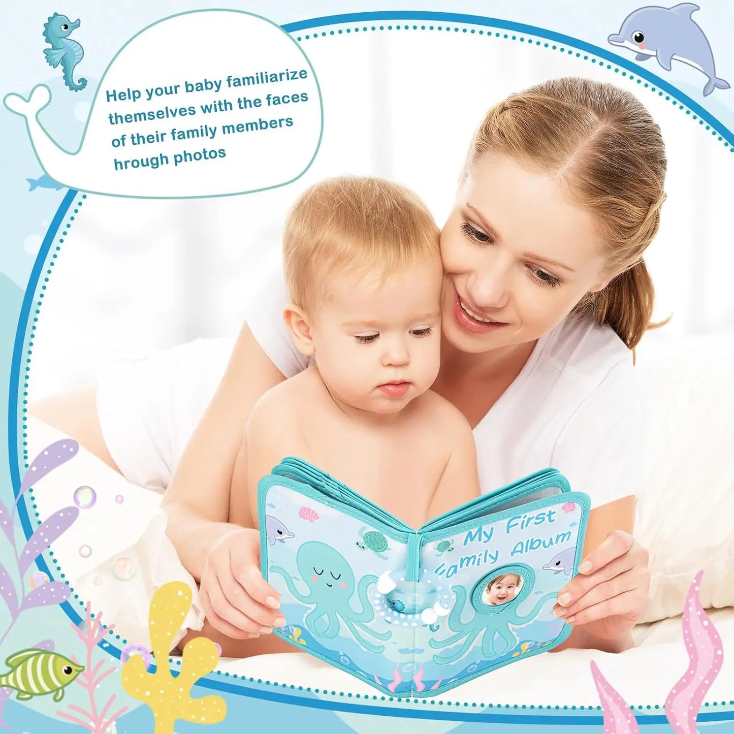 Baby Photo Album My First Photo Book Growth Babies Albums DIY Photography Album Gift for Newborn Toddler Kids Baby Shower