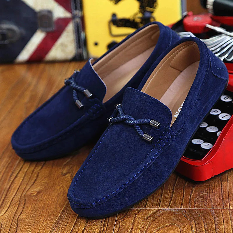 2025 Men Casual Shoes Fashion Men Shoes Breathable Men Loafers Moccasins Slip on Men's Flats Male Driving Shoes
