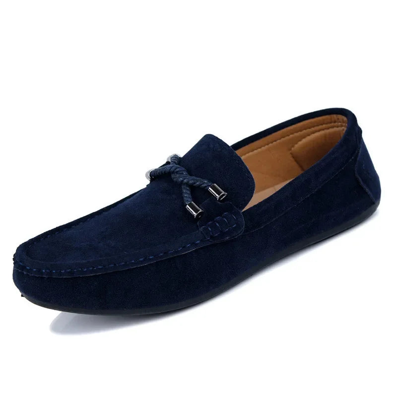 2025 Men Casual Shoes Fashion Men Shoes Breathable Men Loafers Moccasins Slip on Men's Flats Male Driving Shoes