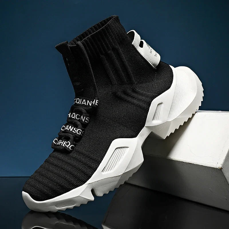Fashion High Quality Men Sneakers Mesh Casual Shoe Men's Lace-up Shoes Lightweight Comfortable Walking Sneaker Men's Sneakers