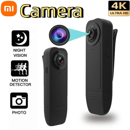 Xiaomi Ultra HD 4K Handheld Camera Sport Hiking Mini Pen Cam Night Vision Micro Camcorder Portable Bodycam DV Video Recorder