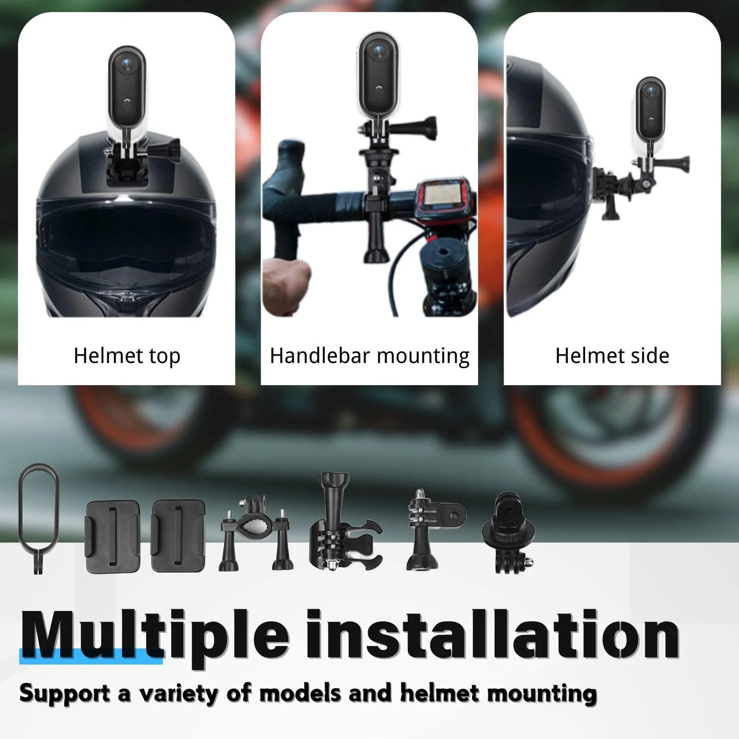 Pocket POV 4K Camera 1080P Mini WiFi Wireless Bodycam Magnetic Mount Vlog Video Recorder Action Motorcycle Helmet Sports Cam