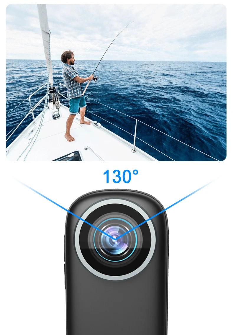 WiFi 4K Mini Thumb Camera Bodycam Action Bike Cam Motorcycle Sport Cam Body Action Sports DV Camcorder 30M Waterproof Optional