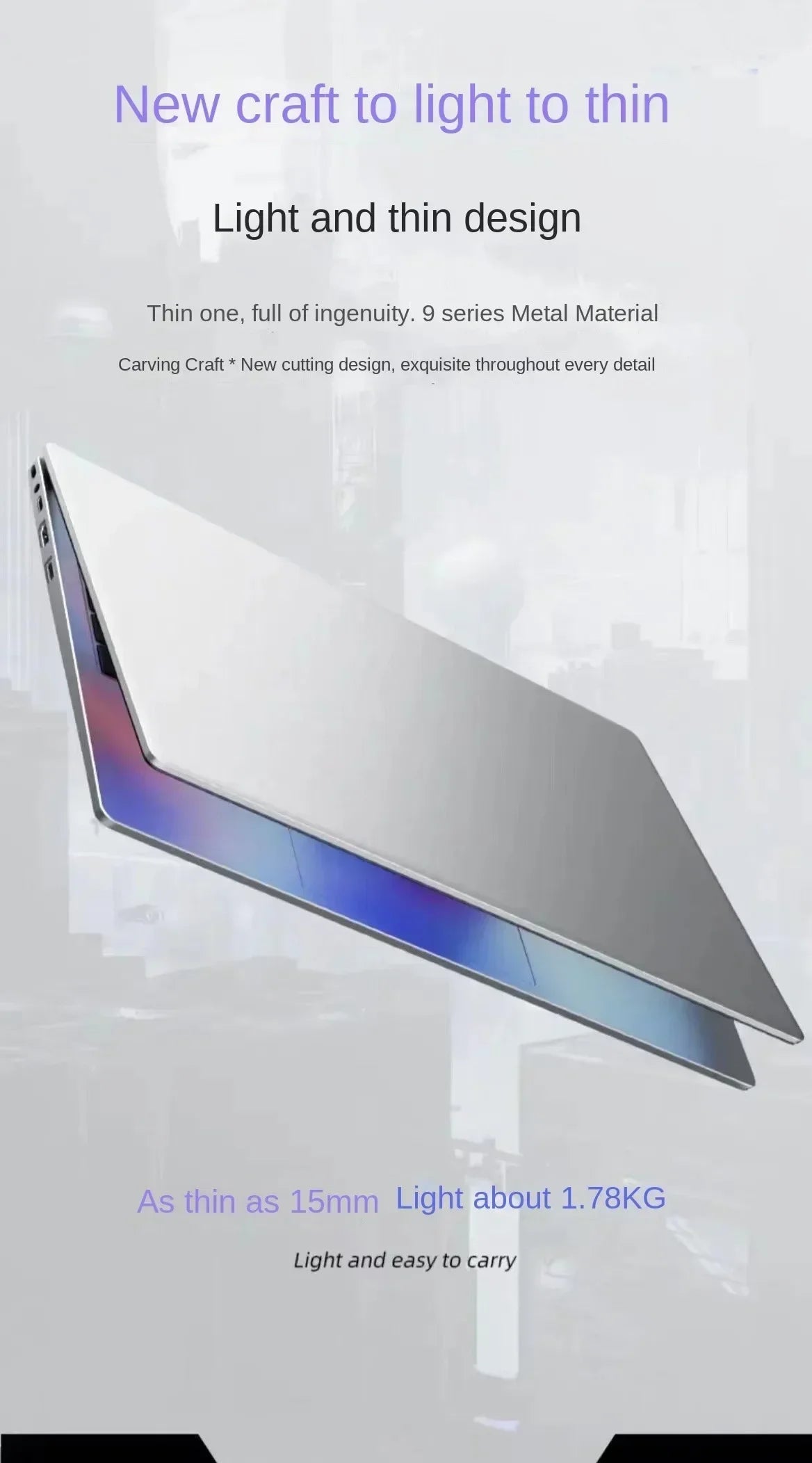 15.6'' Ultra-Thin Gaming Laptop Intel 12th N95 32GB RAM NVMe PCIE SSD GTX 1060 6G Cooler Design IPS Windows 11 Pro 24h Shipping