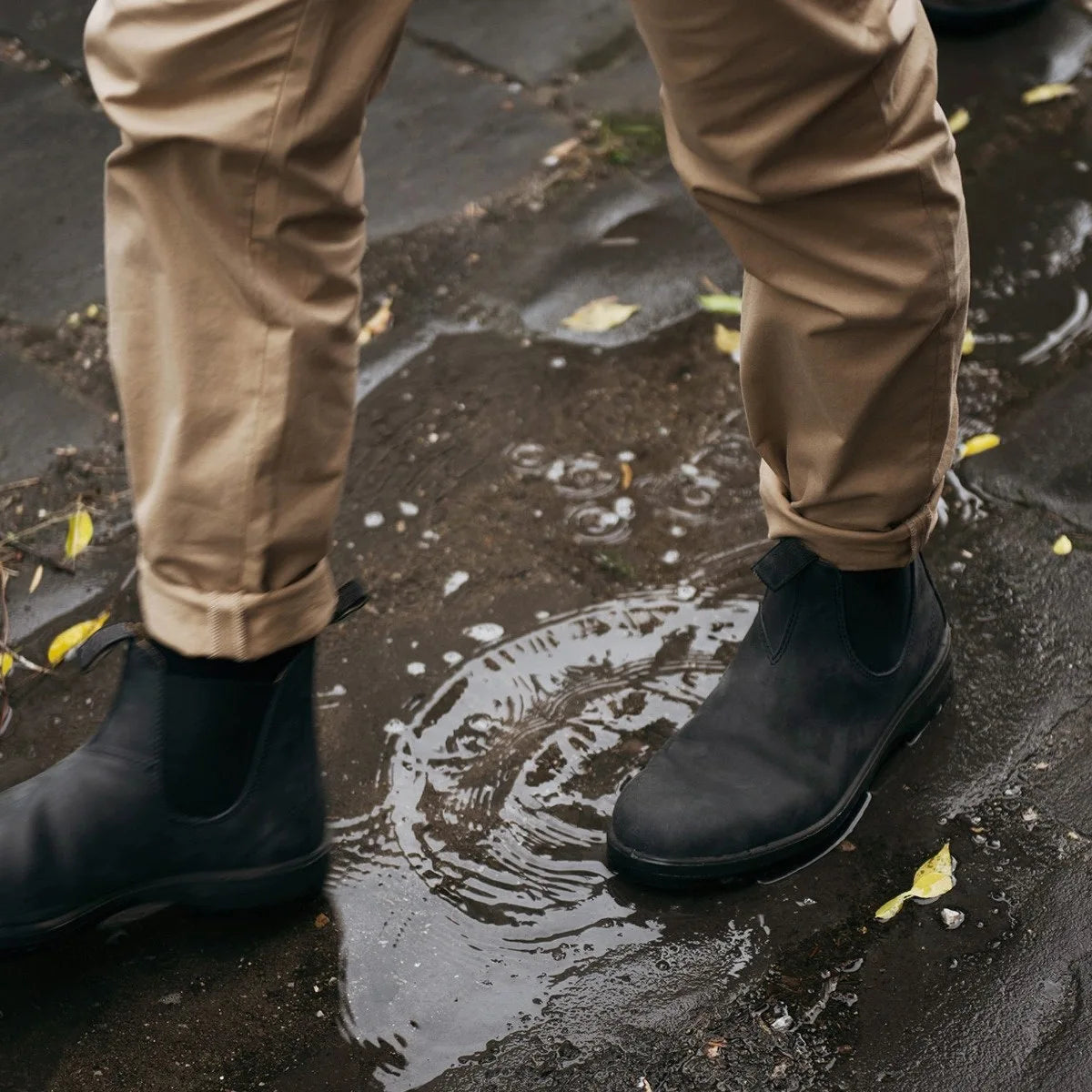Retro Leather Ankle Boots Men Chelsea Boot Casual Platform Shoes Man  Spring Winter Slip on Couples Booties Handmade Botines 024