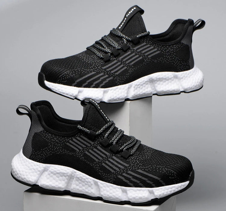 New Work Sneakers Men Indestructible Shoes Work Safety Shoes With Steel Toe Cap Puncture-Proof Male Security Protective Shoes 46
