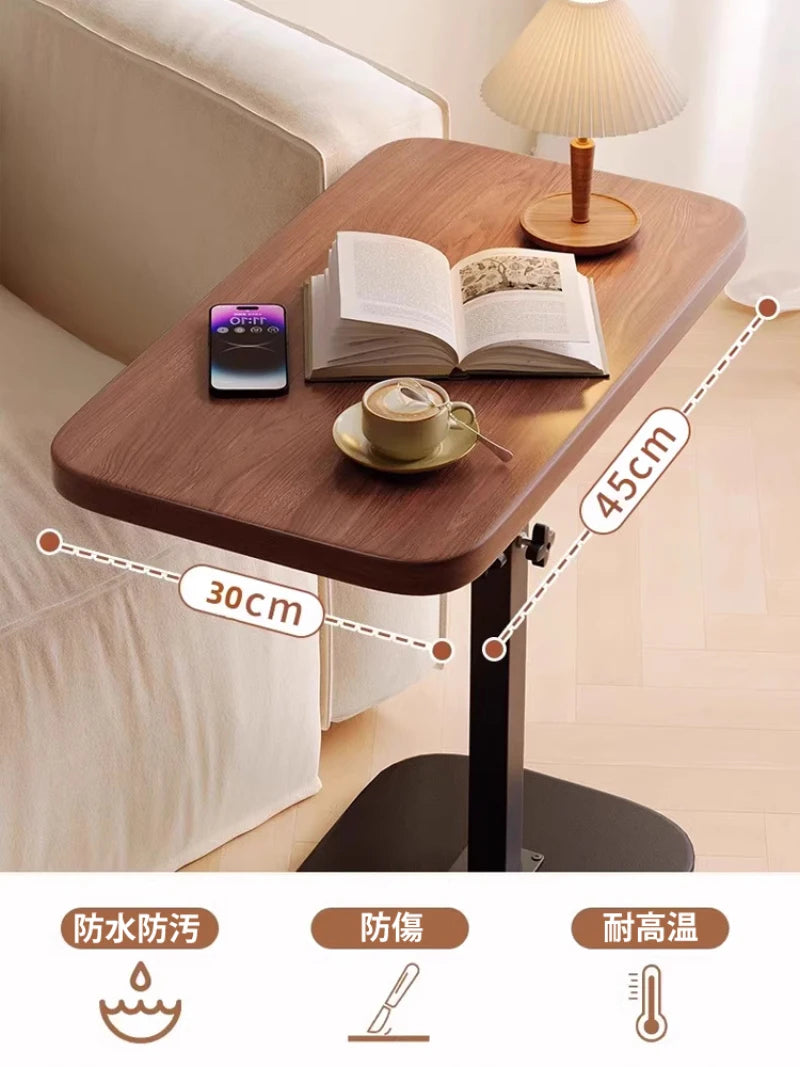Home side table bedside rack liftable coffee table sofa side table small table living room bedroom tea table
