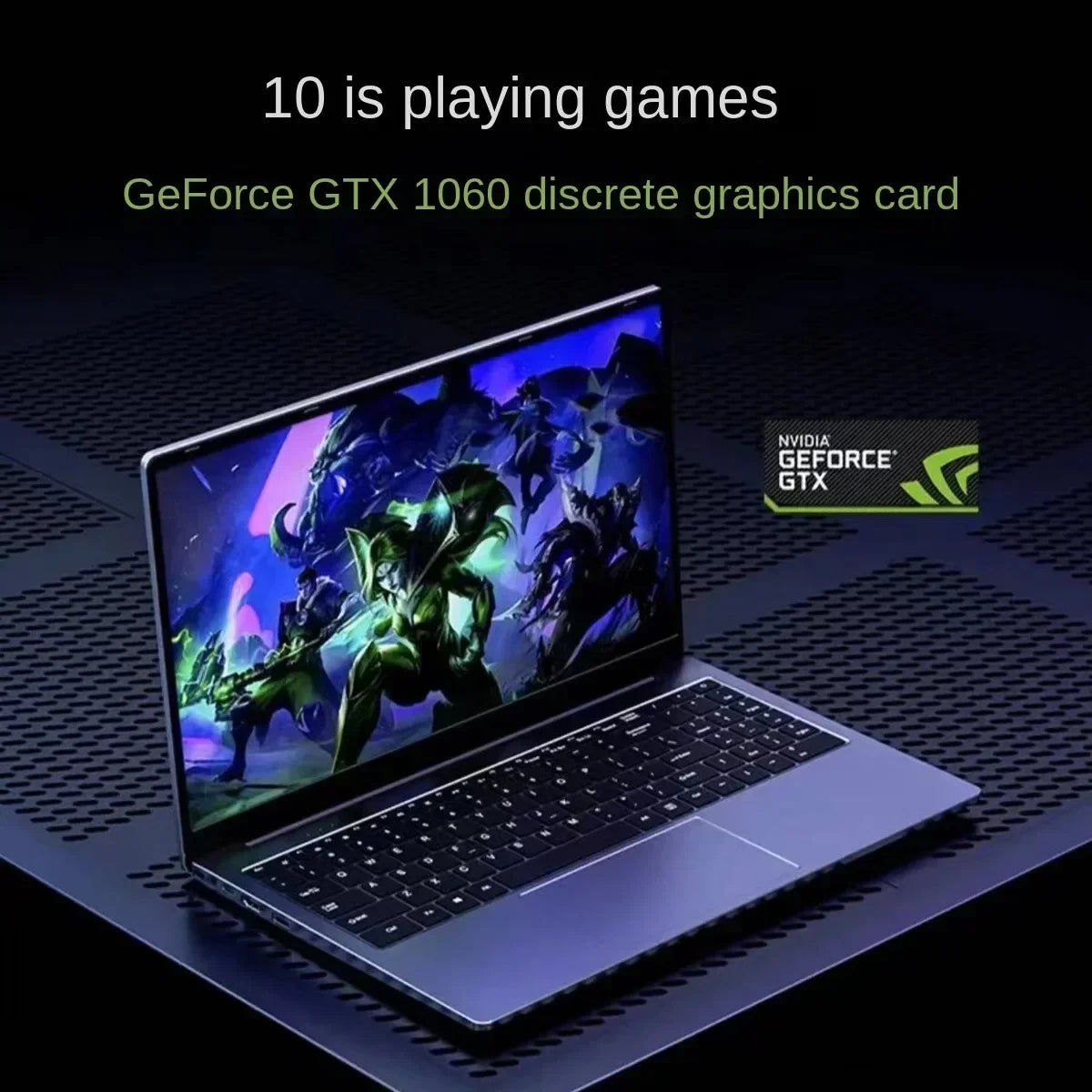 15.6'' Ultra-Thin Gaming Laptop Intel 12th N95 32GB RAM NVMe PCIE SSD GTX 1060 6G Cooler Design IPS Windows 11 Pro 24h Shipping