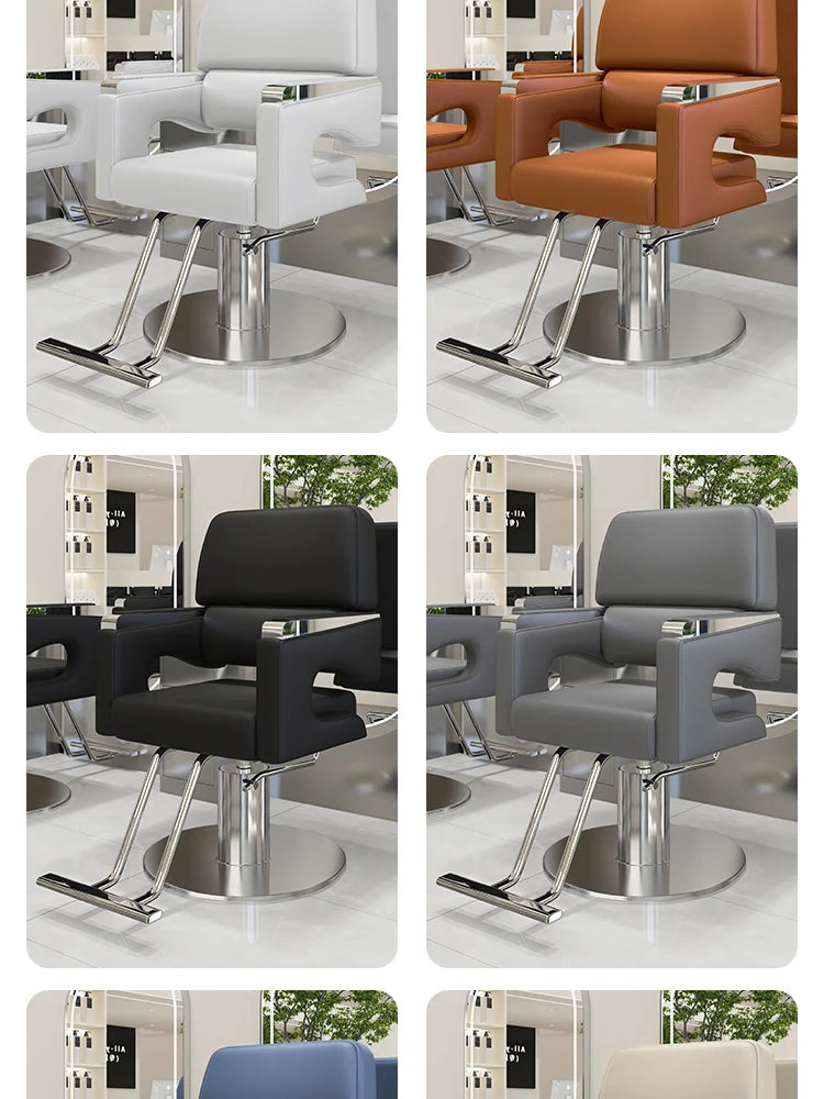 Modern Nordic Barber Chair Comfortable Luxury Salon Ergonomic Hairdresser Chair Beauty Personalized Kapperstoel Hair Furniture
